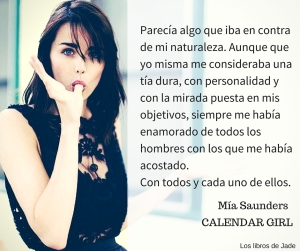 Calendar girl imagen Mia saunders